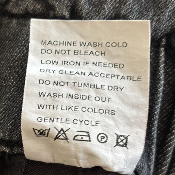 Women's Black High Rise Wide Leg Jeans - Picture 9 of 13